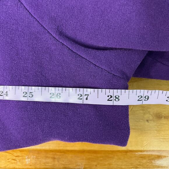 Just My Size Purple Sweatshirt Womens 3X Athleisure Casual Everyday Wear Lounge - Picture 9 of 10